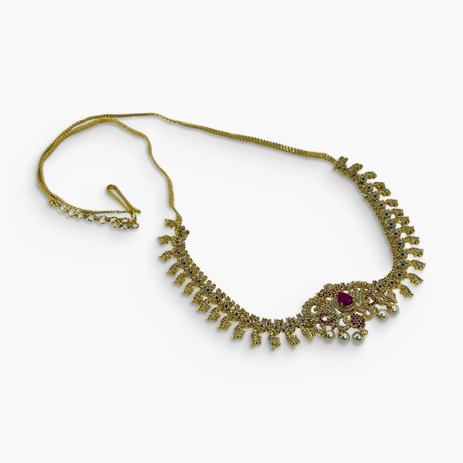 Ruby Peacock AD Waist Chain