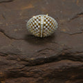 Oval shape AD finger ring