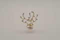 Deer head diamond fingerring