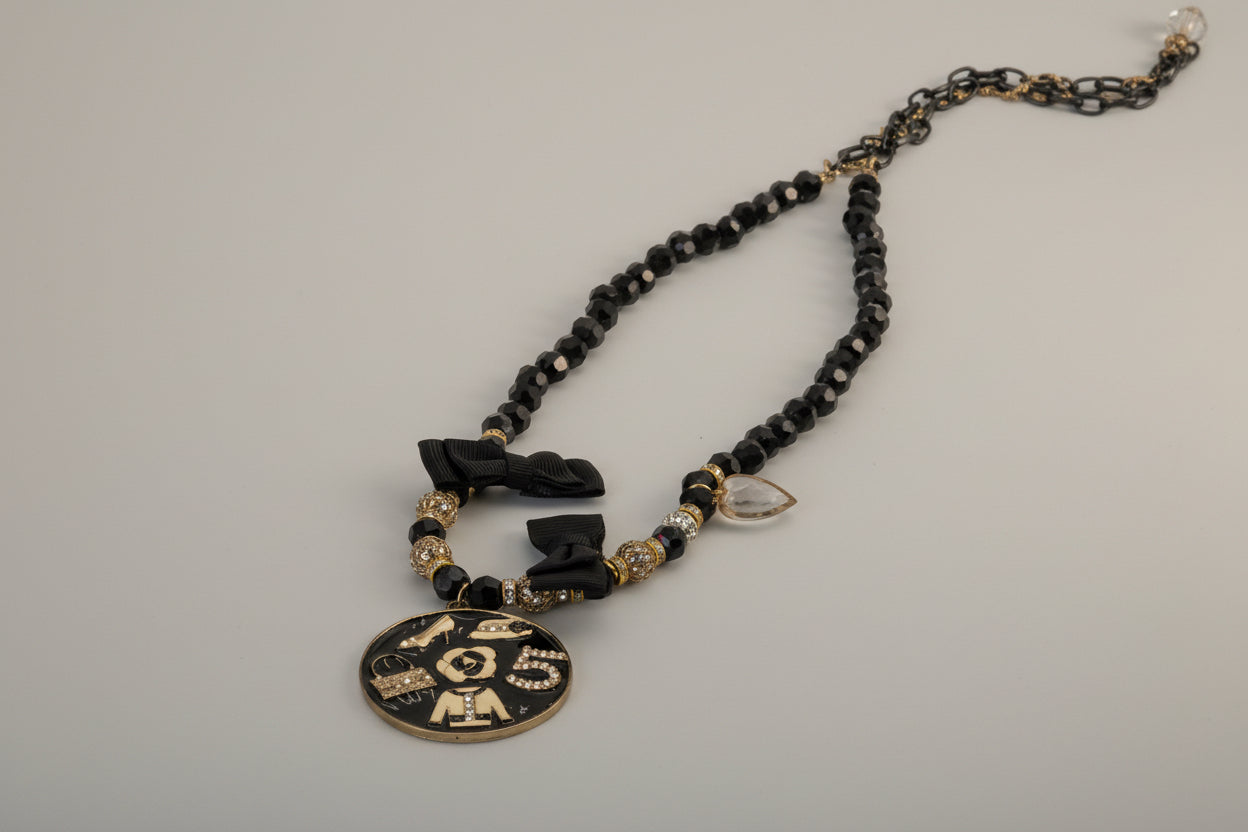 Black funky necklace