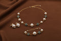 Elegant necklace set with bracelets